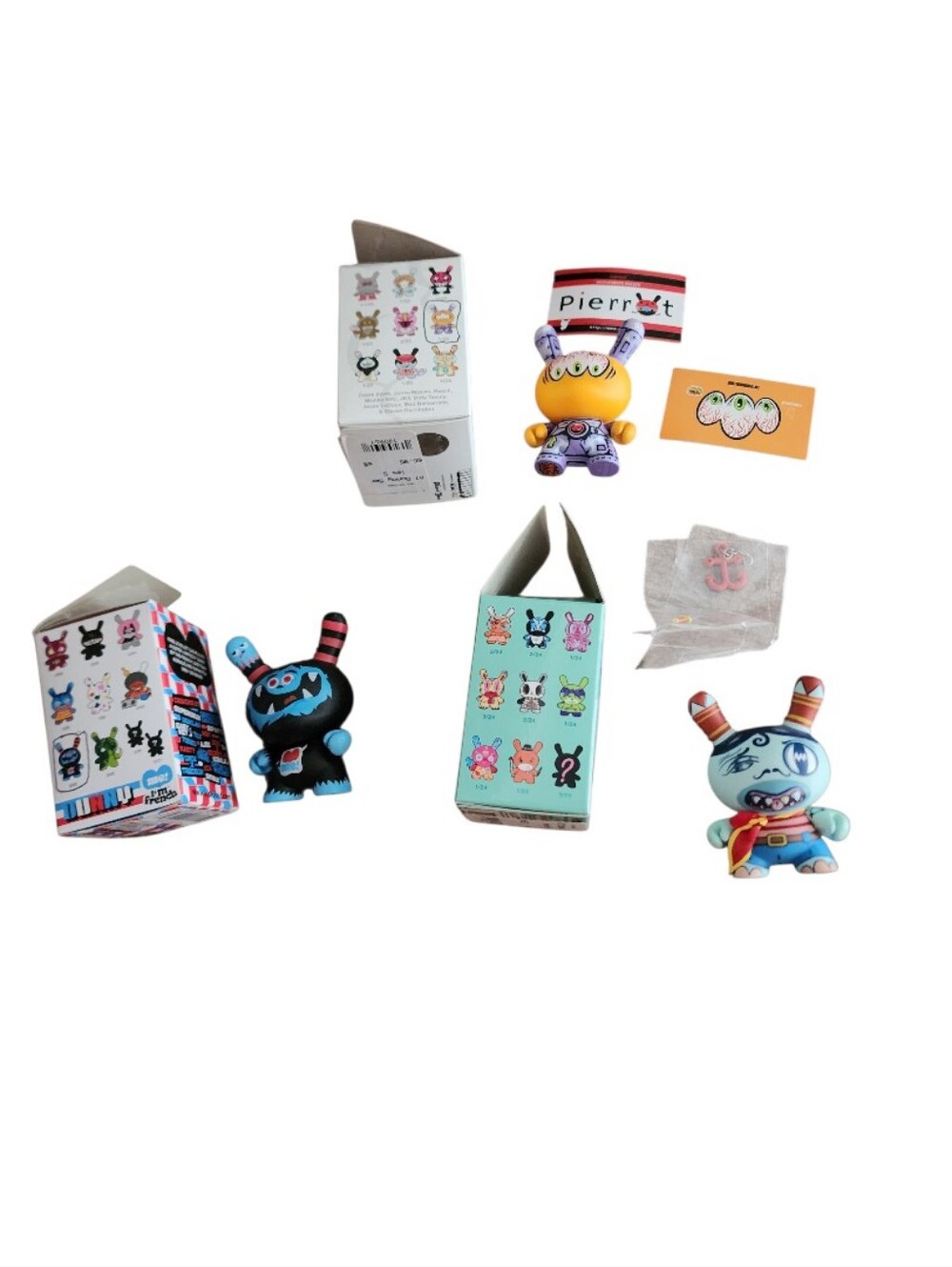 Three Kid Robot Figurines